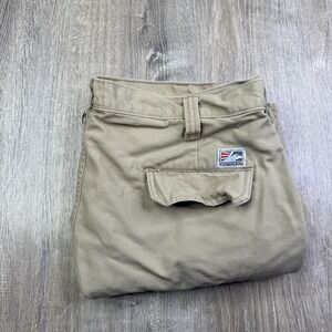 Tyndale Pants Cargo Work FR Flame Resistant AR/FR /CAT 2 Tan Men's Size 38x30